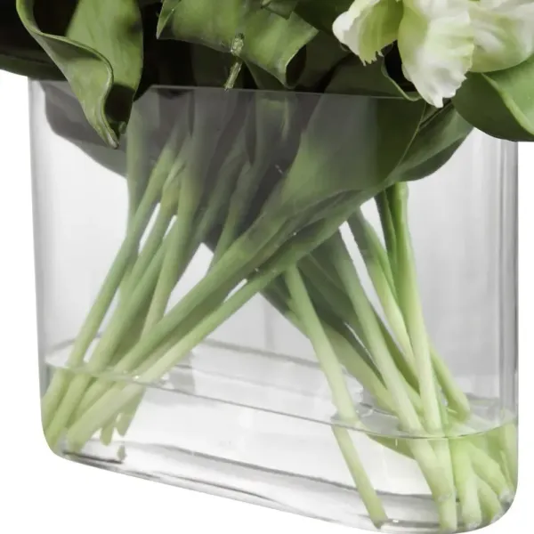 Uttermost Kimbry White Tulip Centerpiece