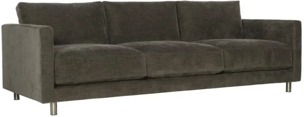 Bernhardt Dakota Leather Sofa Without Pillows