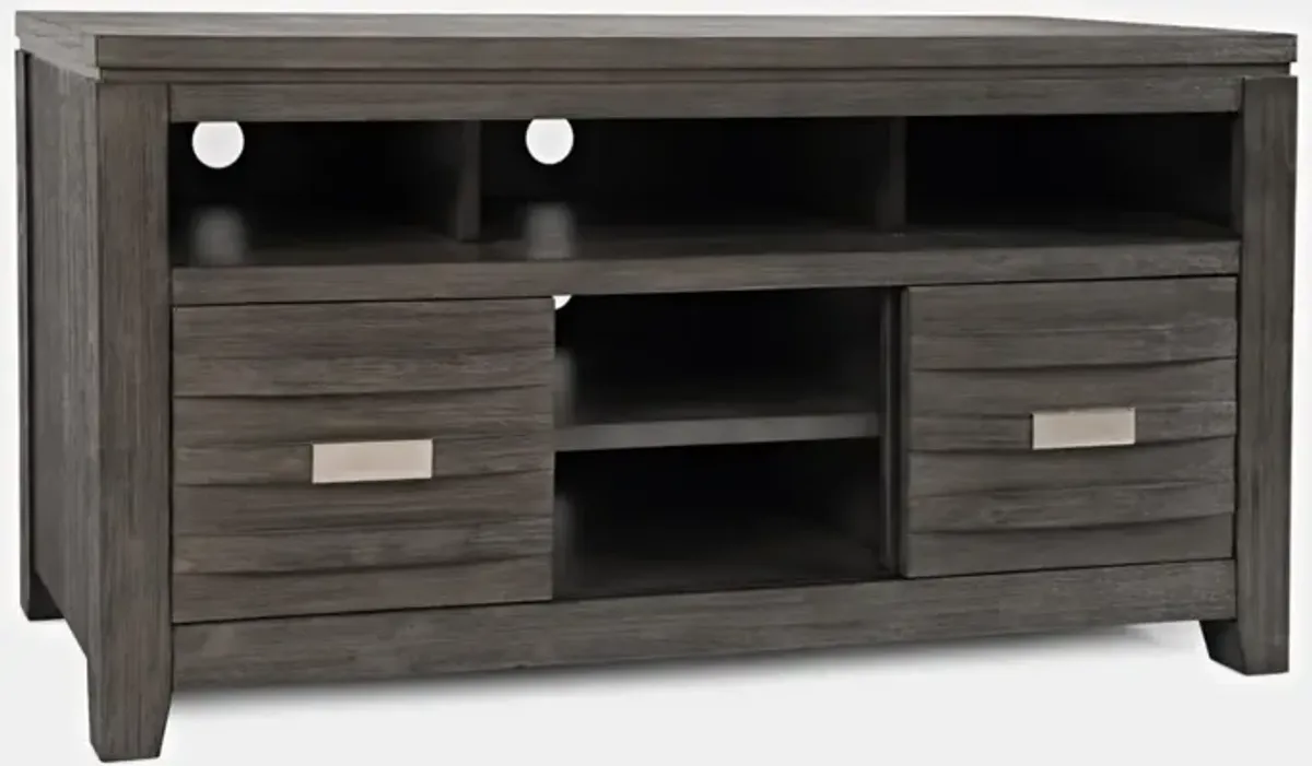 Jofran Altamonte 50 Inch Brushed Grey Media Entertainment TV Stand