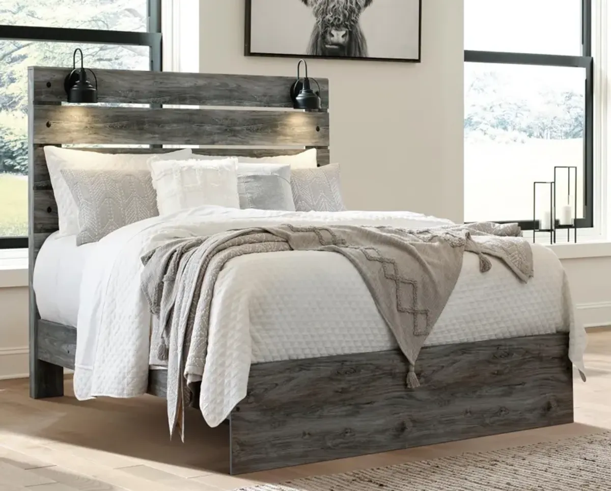 Ashley Baystorm Panel Bed Queen Smoke Gray