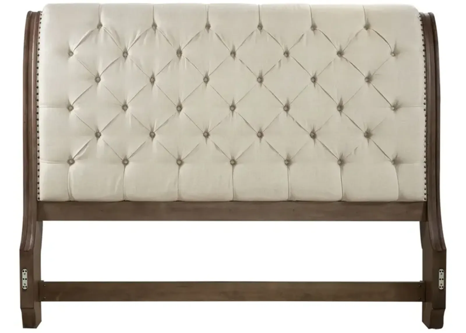 Liberty Furniture Upholstered Sleigh Americana Farmhouse Queen Headboard