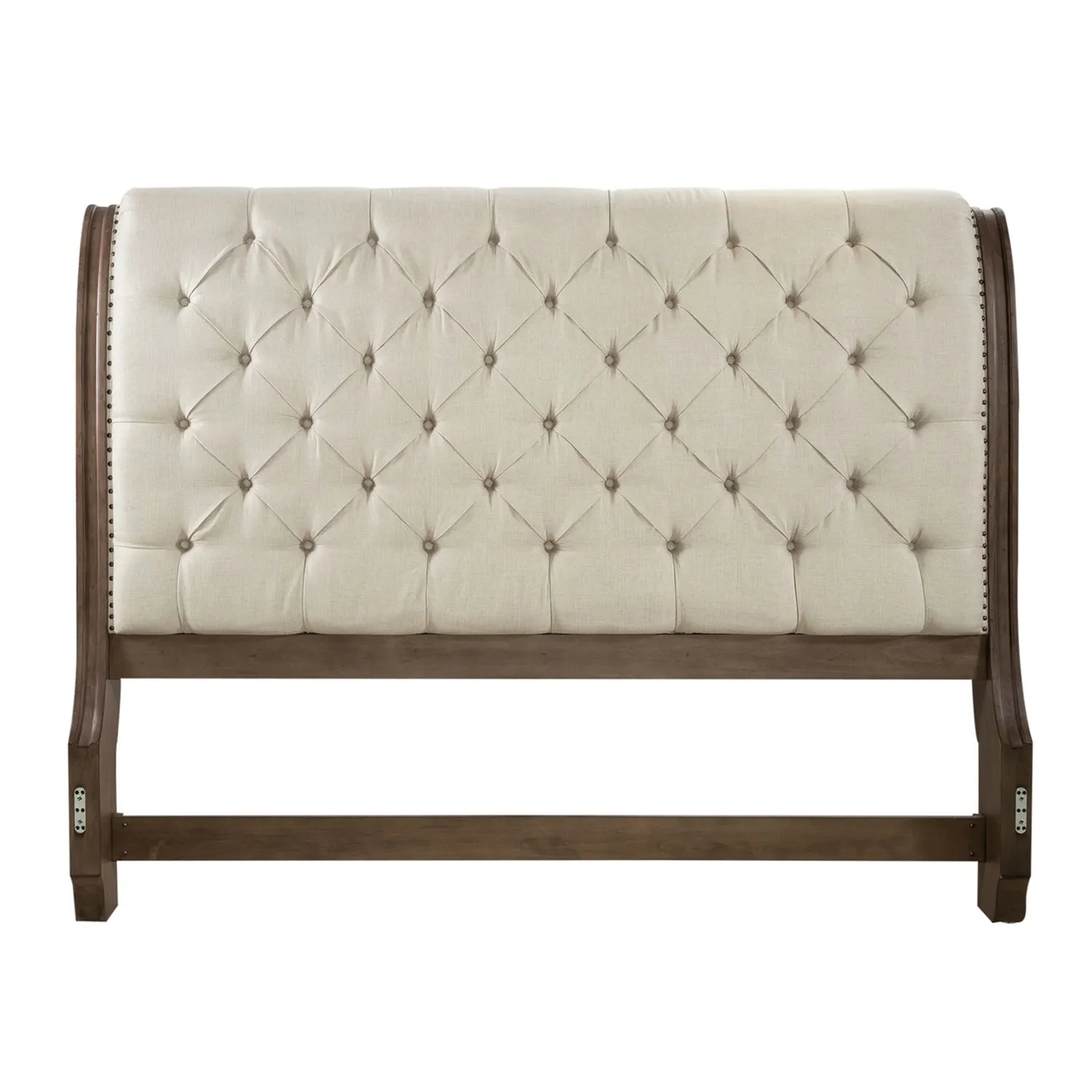 QUEEN UPHOLSTERED SLEIGH HEADBOARD - AMERICANA FARMHOUSE