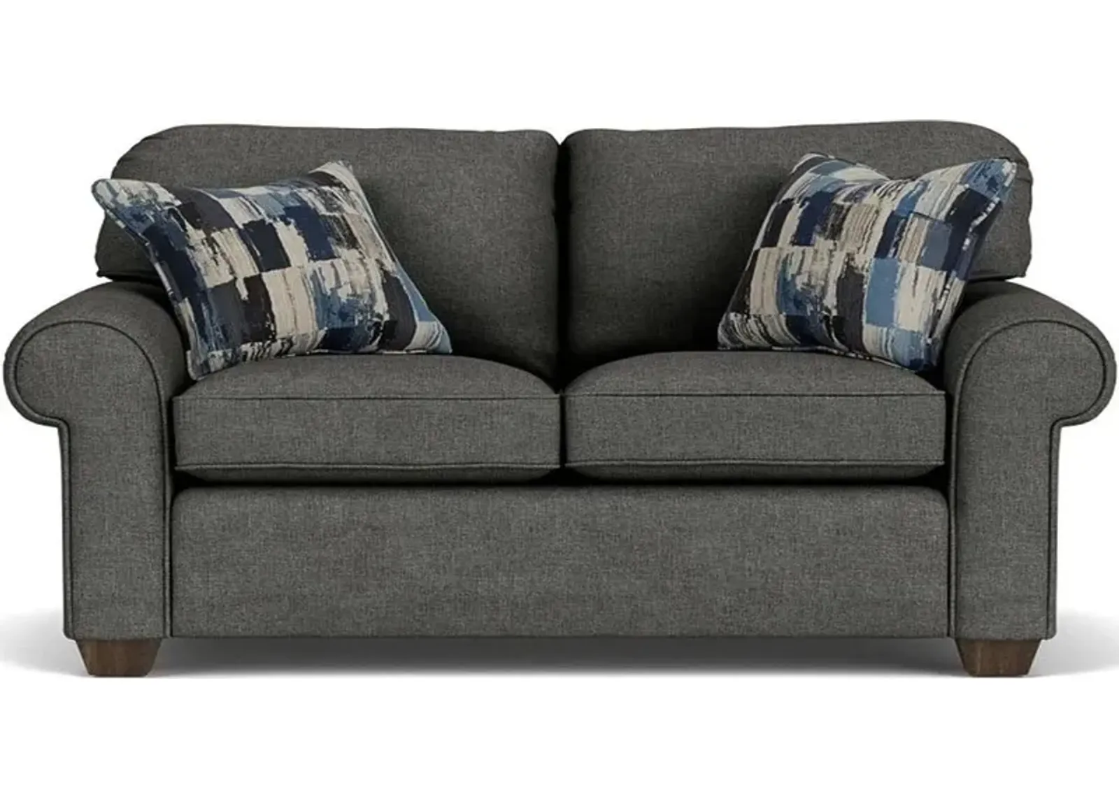 Flexsteel South Haven Transitional Gray Ash Loveseat