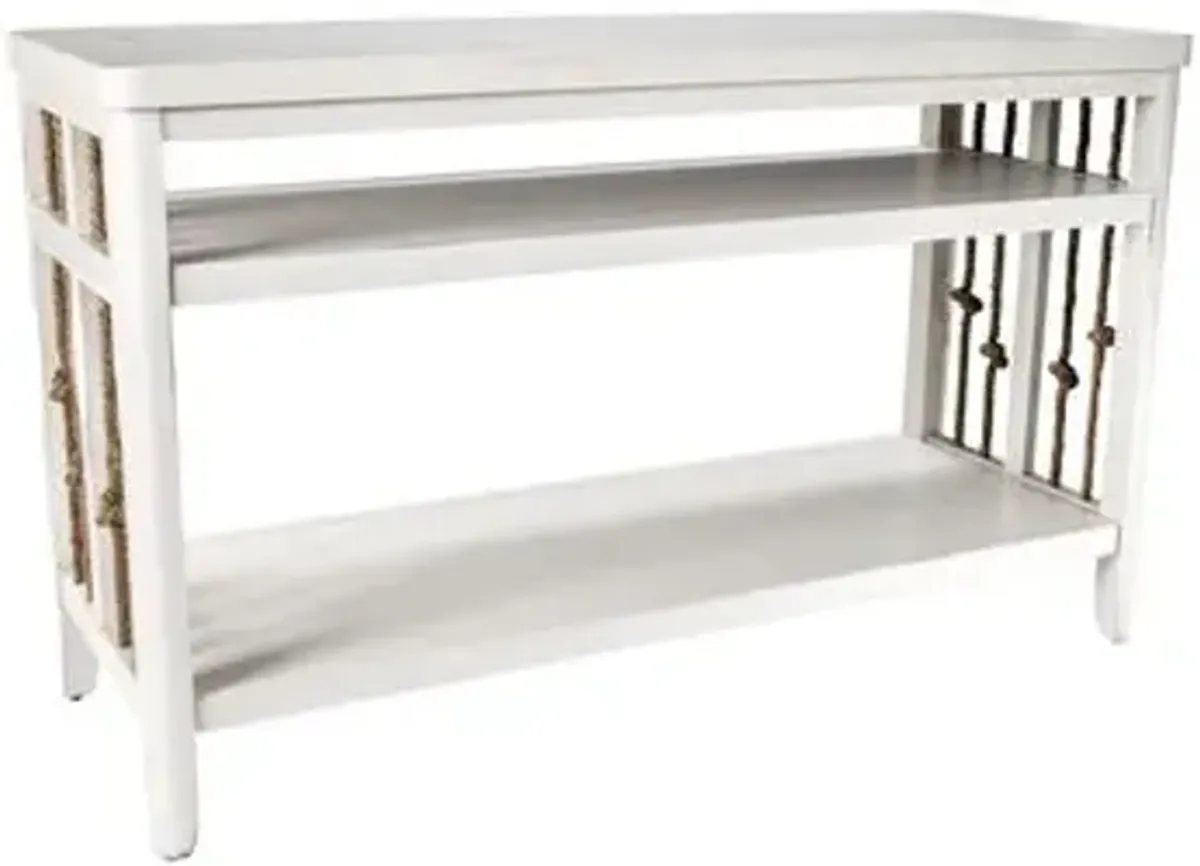 Liberty Furniture Dockside White Sofa Table