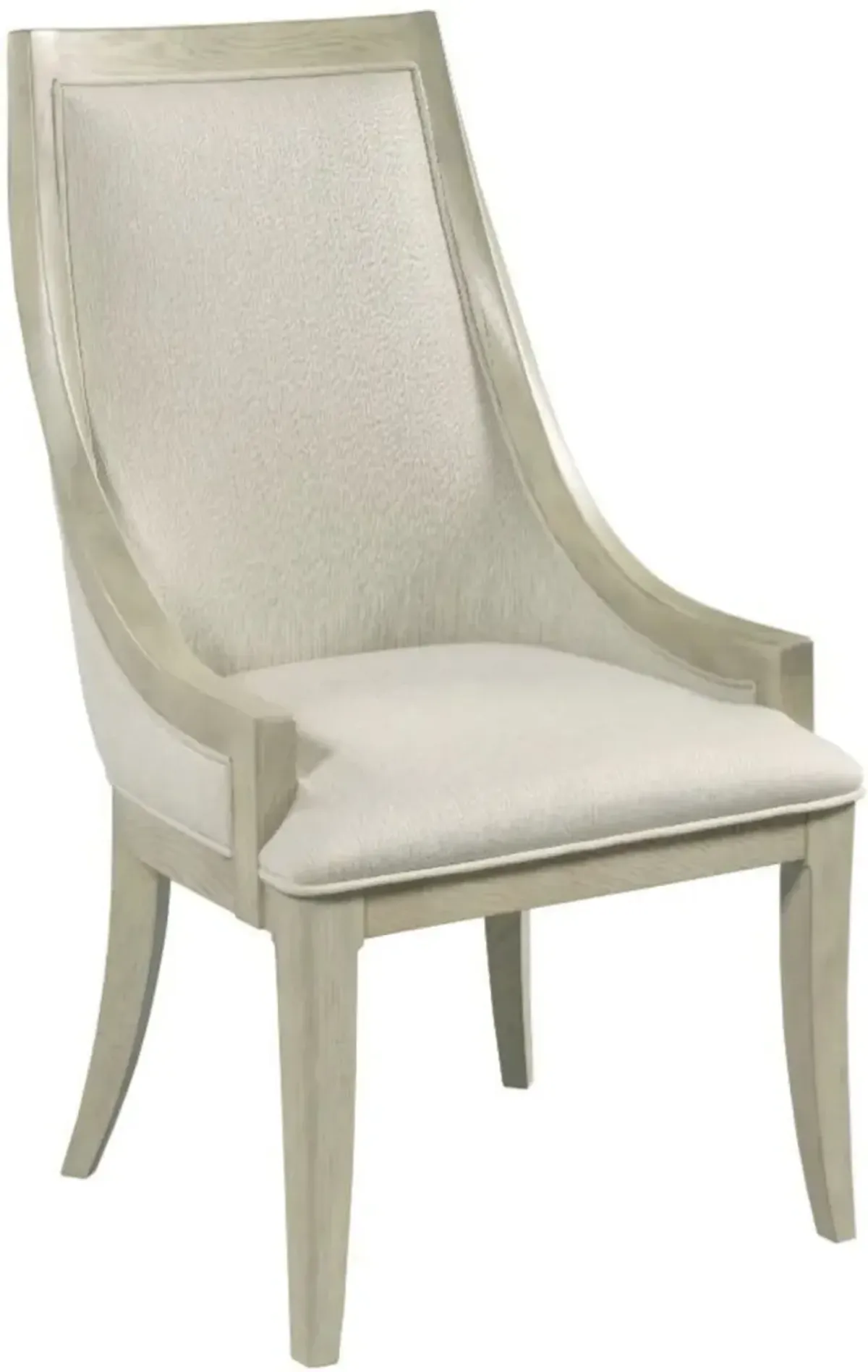 American Drew Lenox Chalon Cream Upholstered Dining Chair