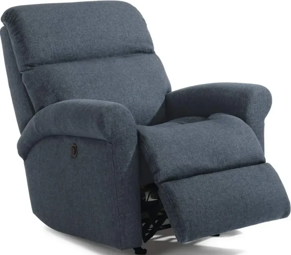 Flexsteel Davis Blue Midnight Power Recliner