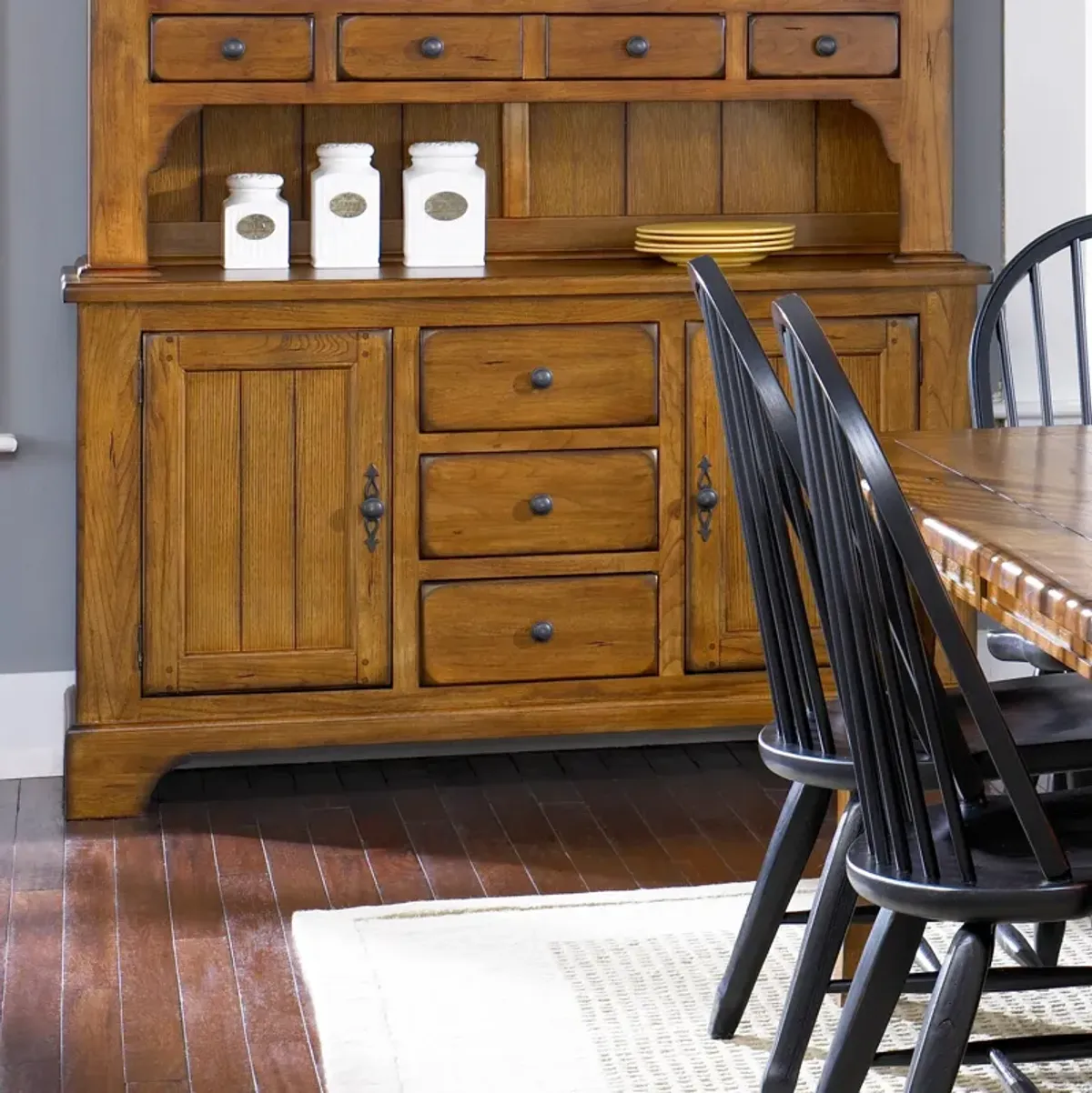 Liberty Furniture Treasures Rustic Oak Buffet