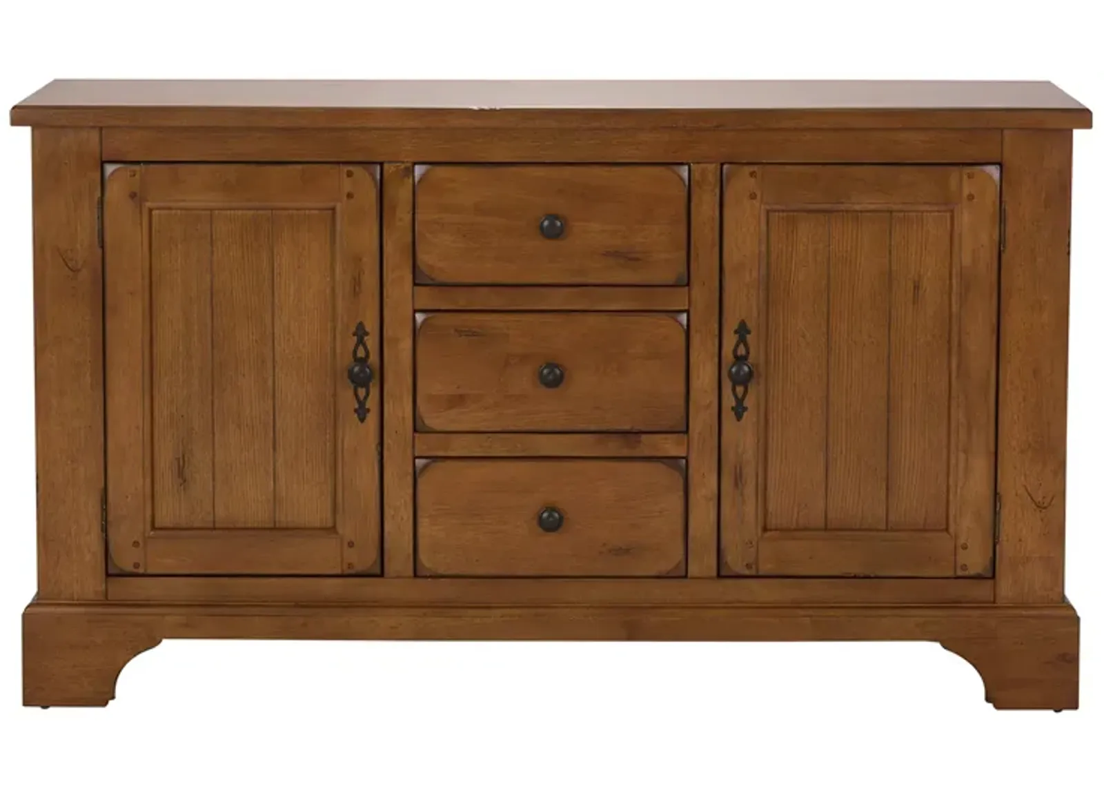 Liberty Furniture Treasures Rustic Oak Buffet