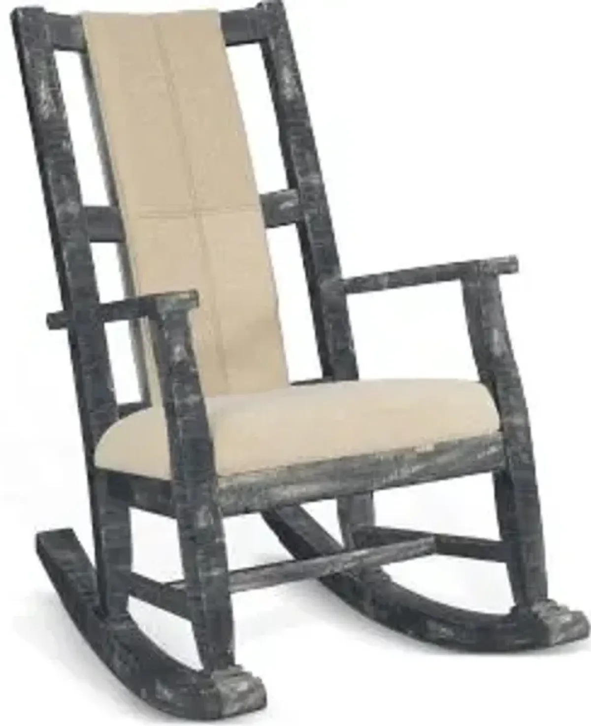 Sunny Designs Marina Black Sand Rocker Cushioned Seat & Back