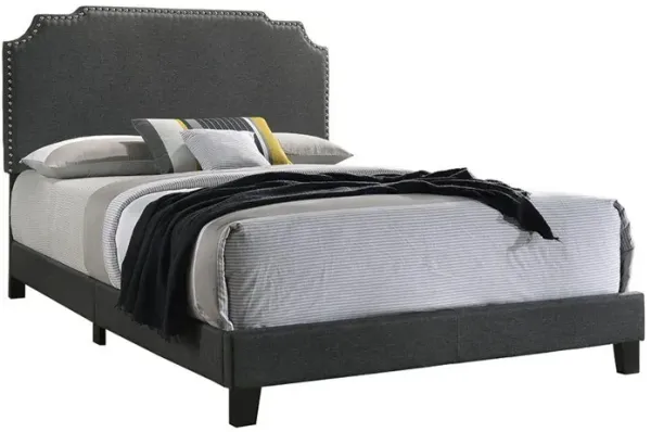 Tamarac Upholstered Full Panel Bed Grey