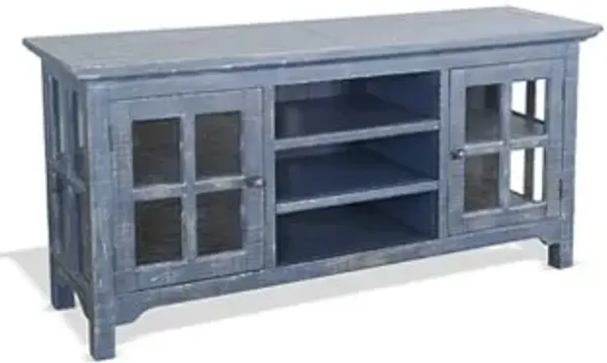 Sunny Designs Marina Ocean Blue TV Console Stand