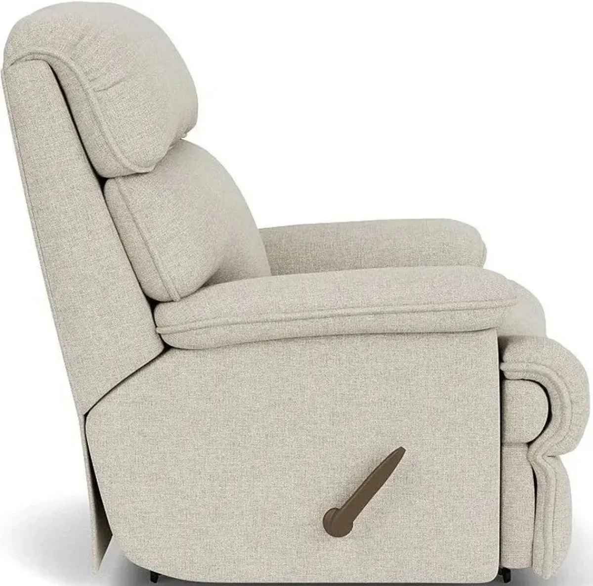 GENEVA WHITE VANILLA ROCKING MANUAL RECLINER