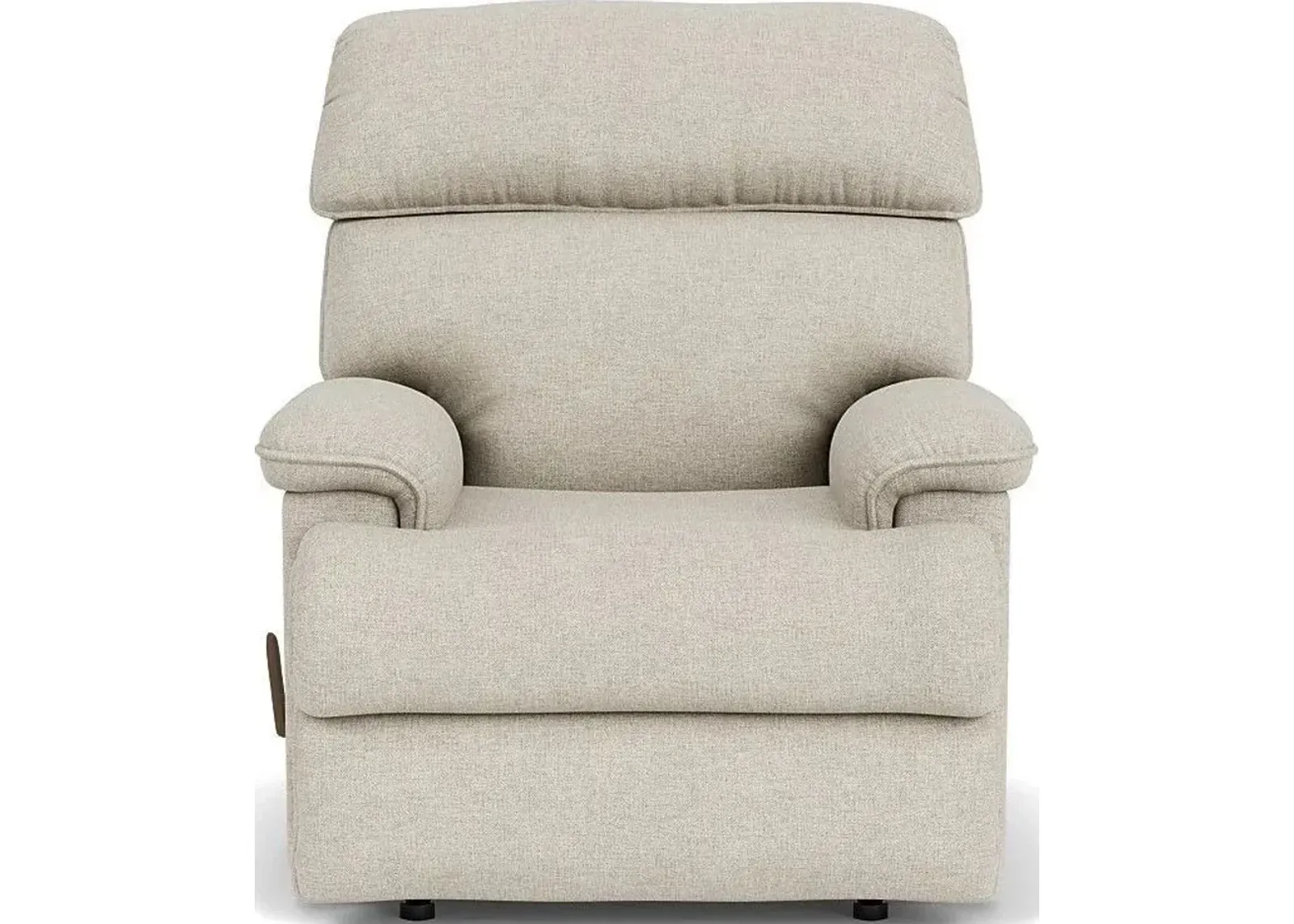 Flexsteel Geneva White Vanilla Rocking Manual Recliner