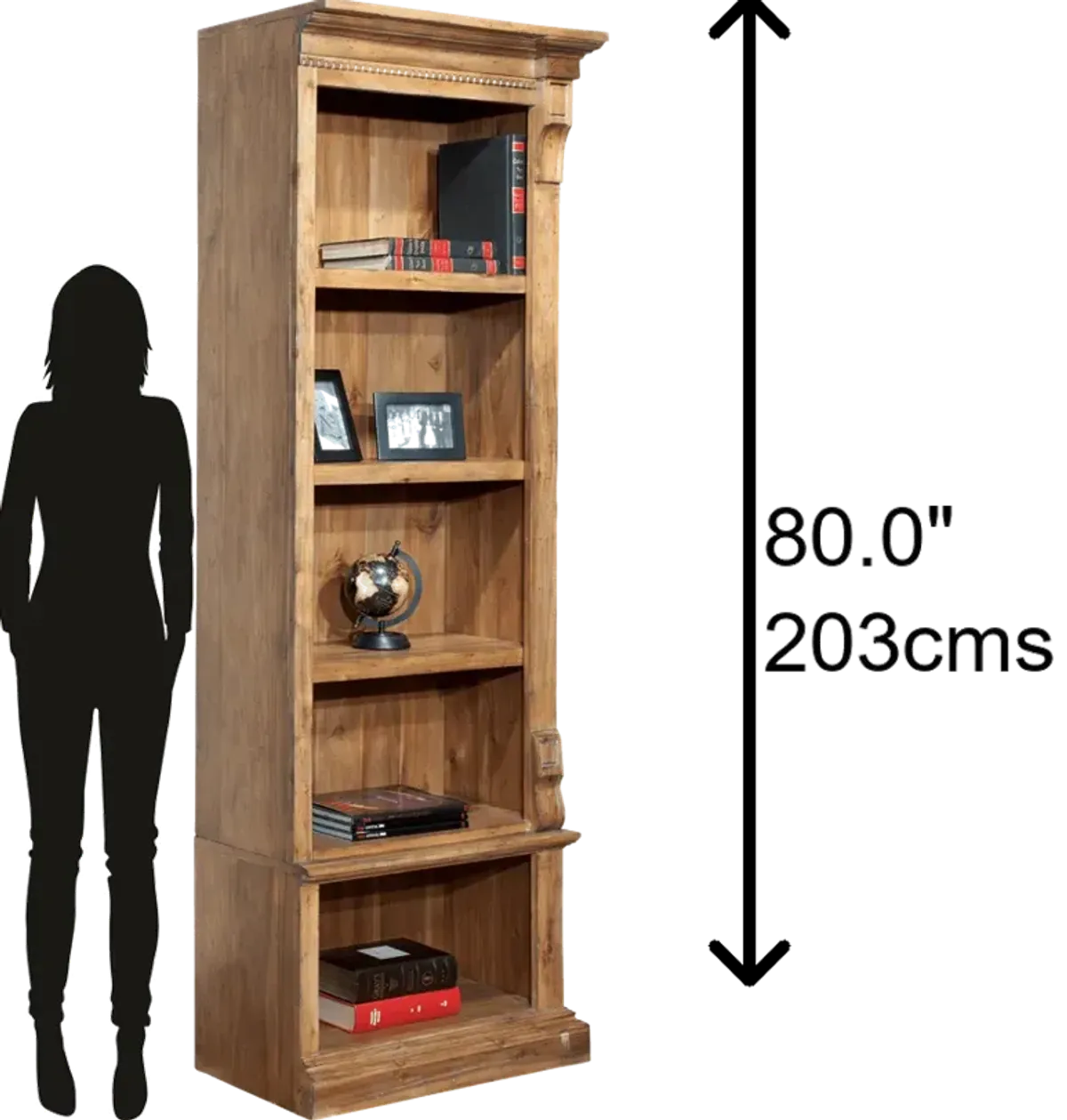 Hekman Wellington Hall Executive Right Bookcase