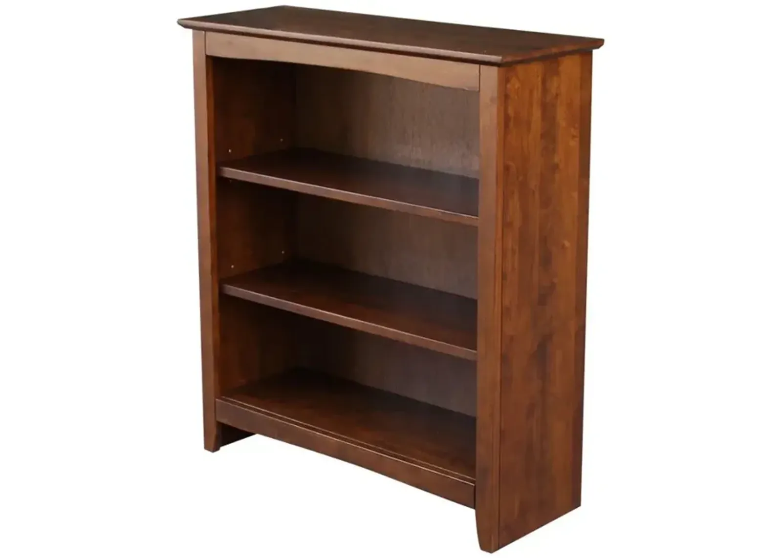 John Thomas 32 Inch Shaker Bookcase Espresso