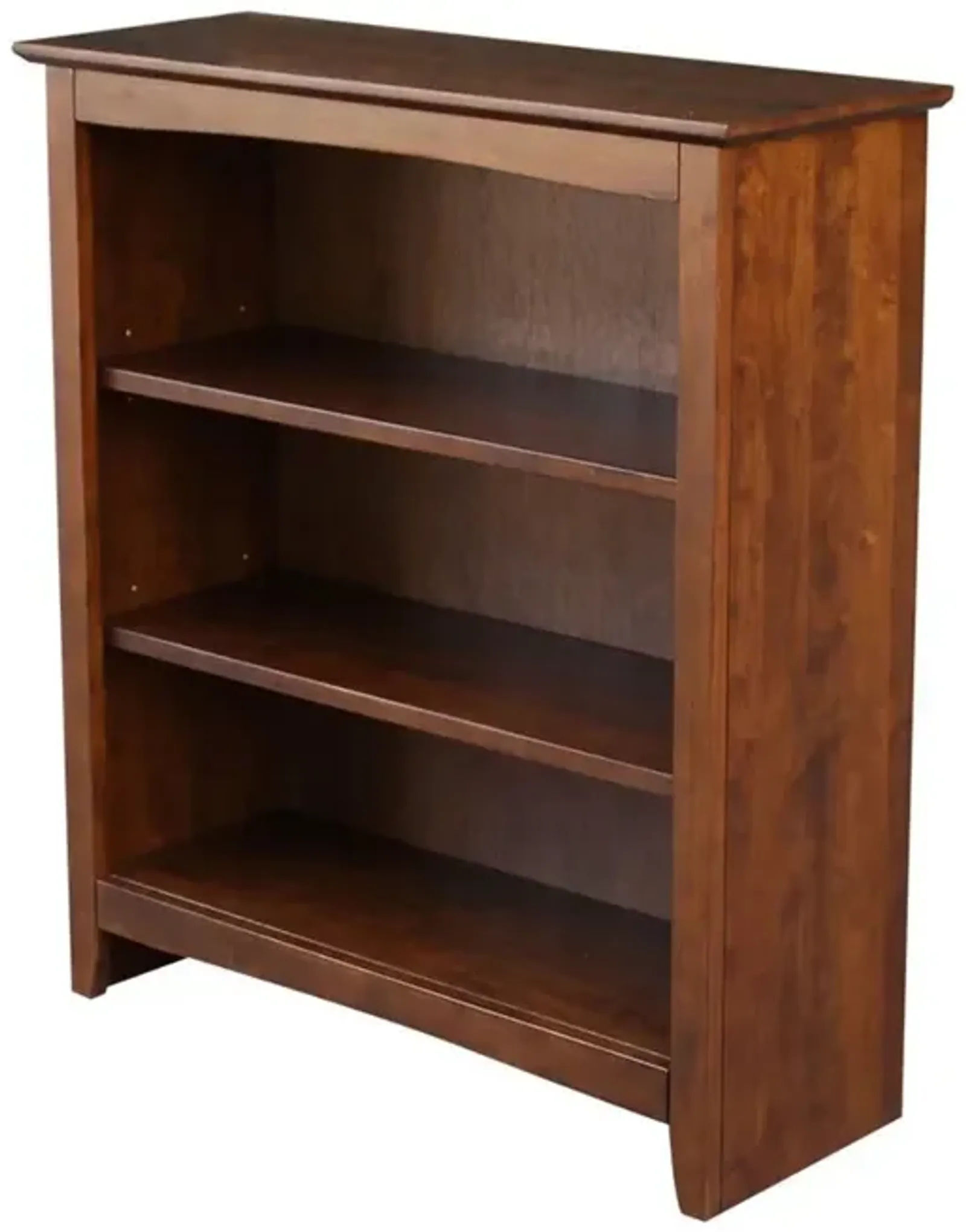 John Thomas 32 Inch Shaker Bookcase Espresso