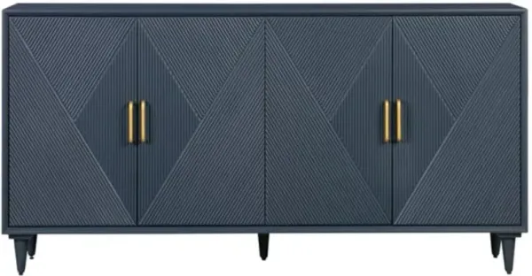 Crestview Arvada Dark Blue Sideboard