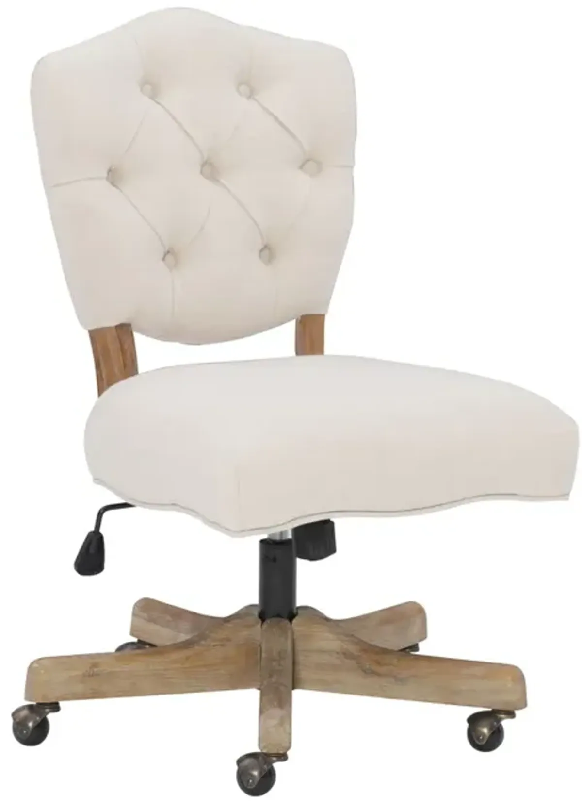Linon Kelsey Natural Home Office Desk Chair