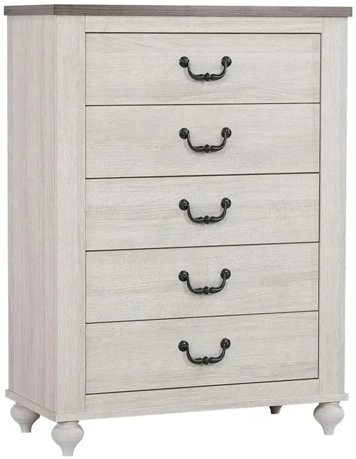 Coaster Stillwood 5-Drawer Bedroom Chest Vintage Linen