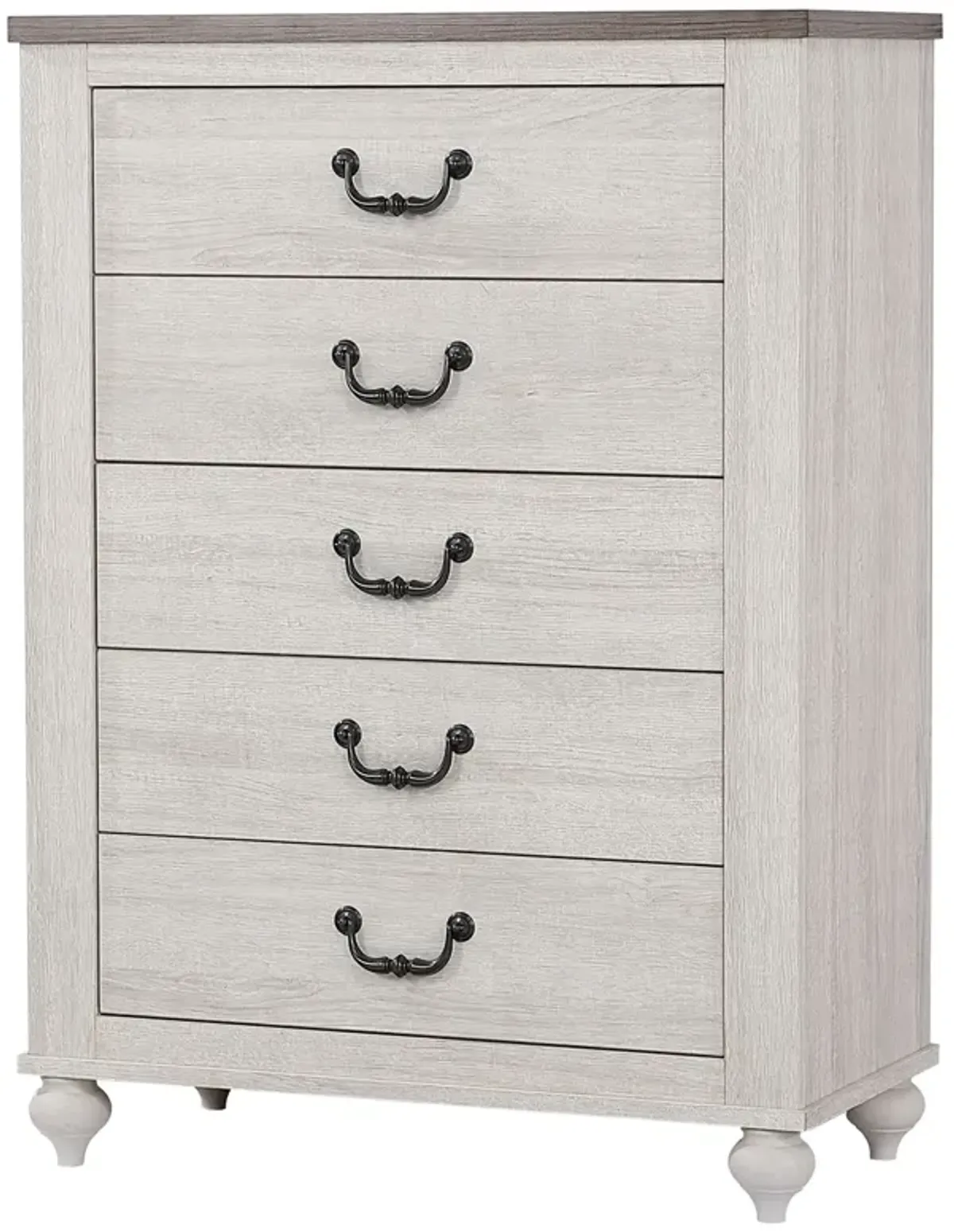 Coaster Stillwood 5-Drawer Bedroom Chest Vintage Linen