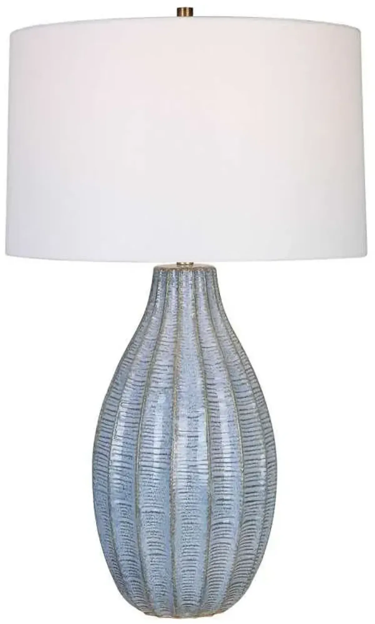 Uttermost Veston Blue/Gray/White Table Lamp