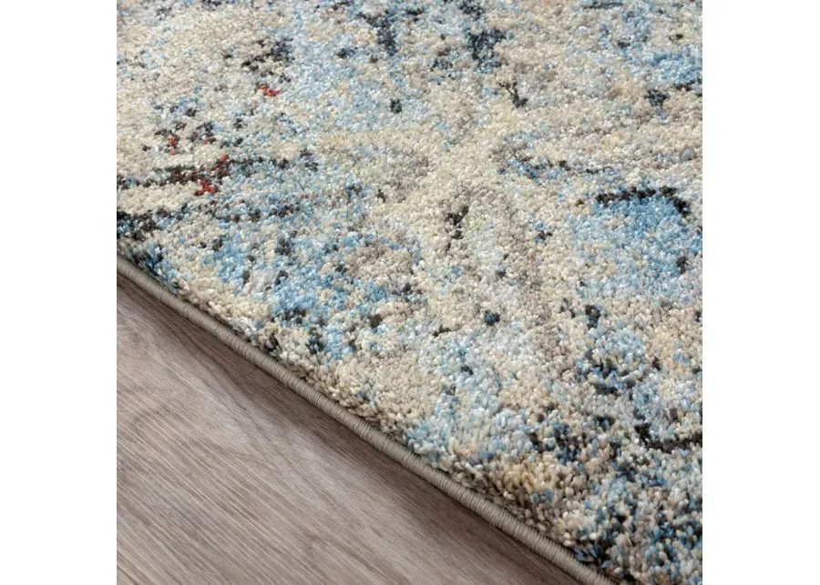 AERO MULTI-COLORED 5'X8' AREA RUG