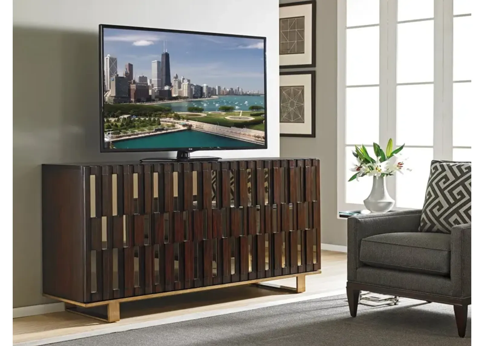 Sligh by Lexington Studio Designs Quantum Media Entertainment TV Stand