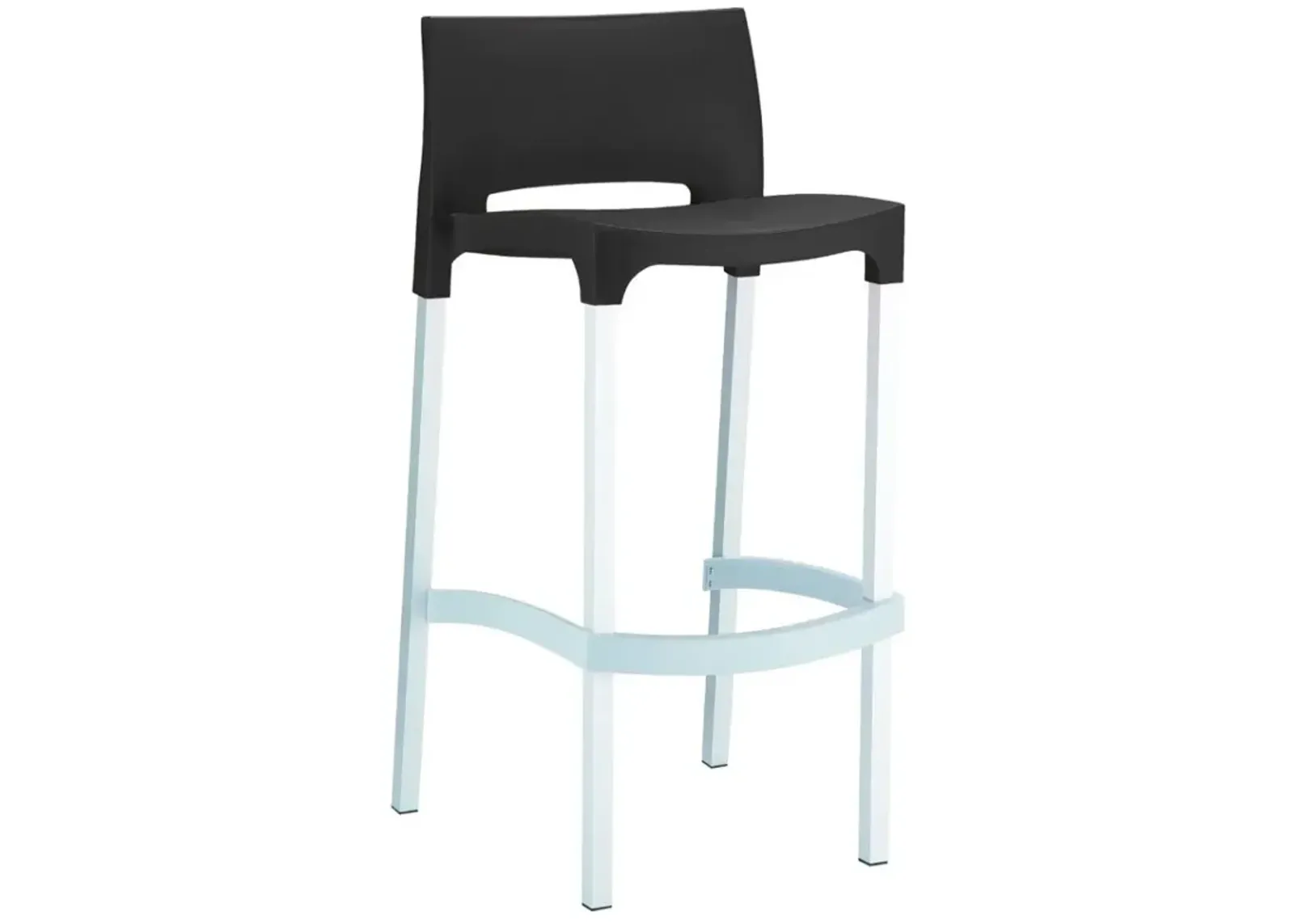 Compamia Gio Outdoor Bar Stool Black