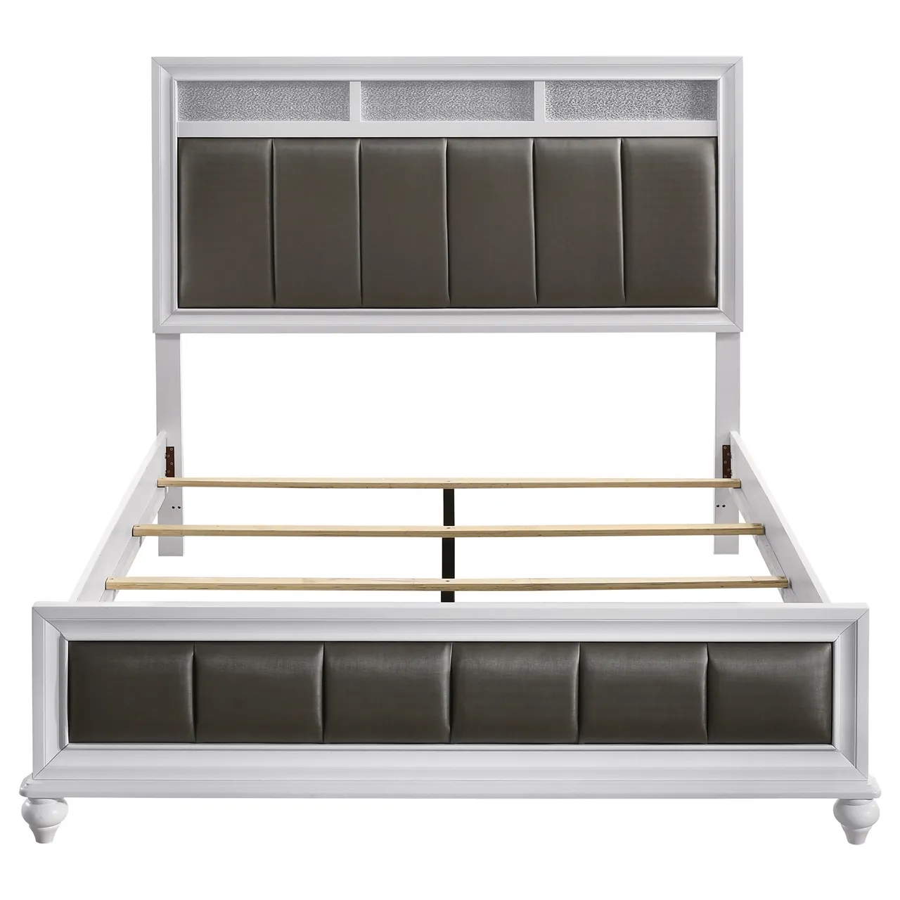 BARZINI CALIFORNIA KING BED WHITE