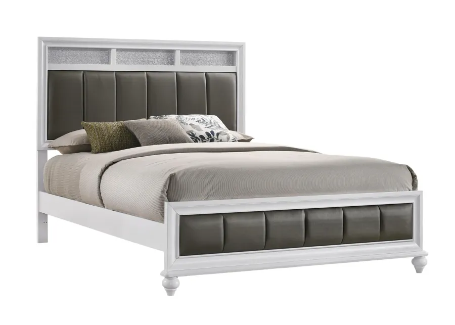 BARZINI CALIFORNIA KING BED WHITE