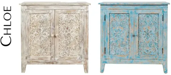 Jofran Chloe Accent Chest Weathered White