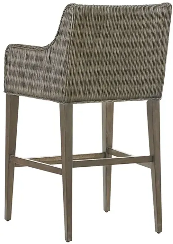 Tommy Bahama Home by Lexington Cypress Point Turner Woven Bar Stool