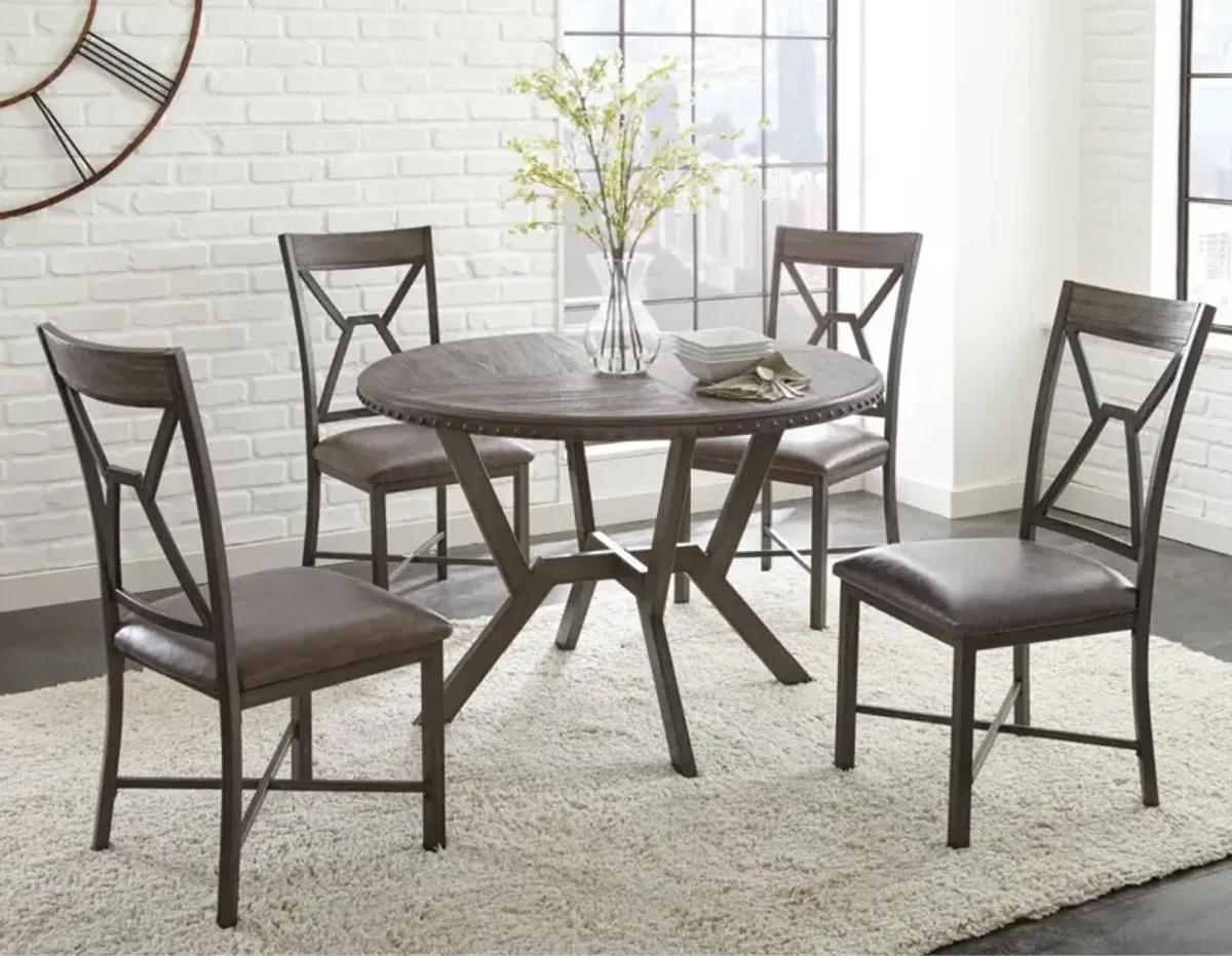 Steve Silver 5-Piece Alamo Table & 4 Side Chairs