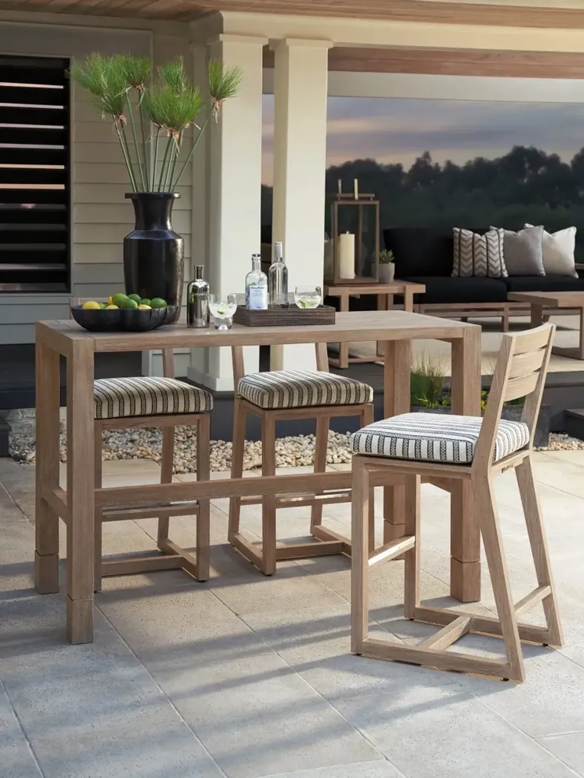 Tommy Bahama Outdoor by Lexington Stillwater Cove High/Low Bistro Table