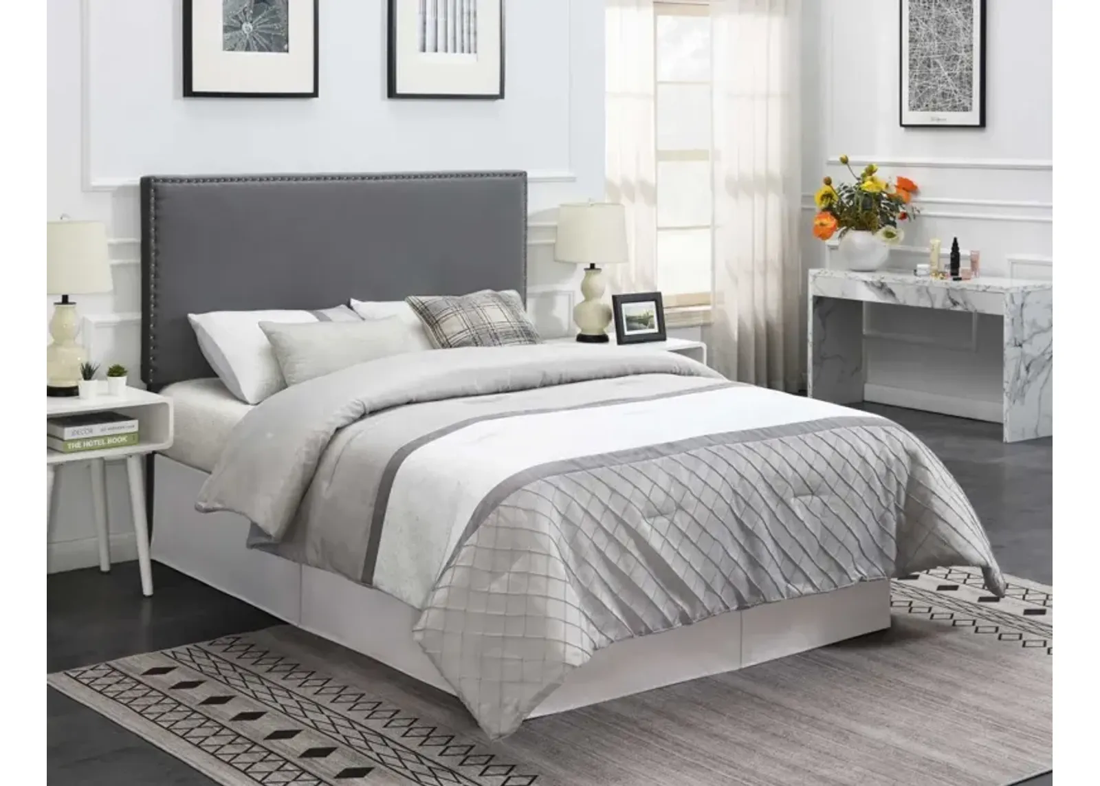 Steve Silver Bergen Gray Full/Queen Headboard