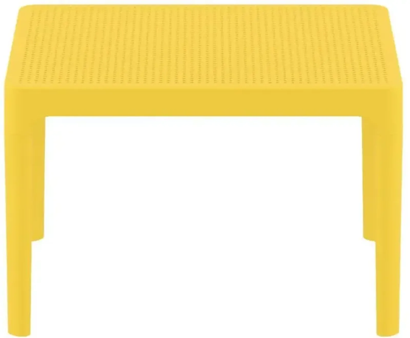 Compamia 24 Inch Outdoor Sky Side Table Yellow