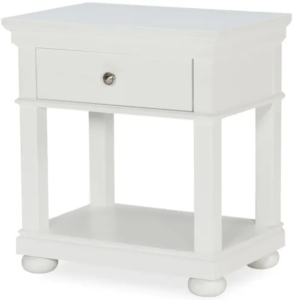 Legacy Classic Canterbury White Open Nightstand White Finish