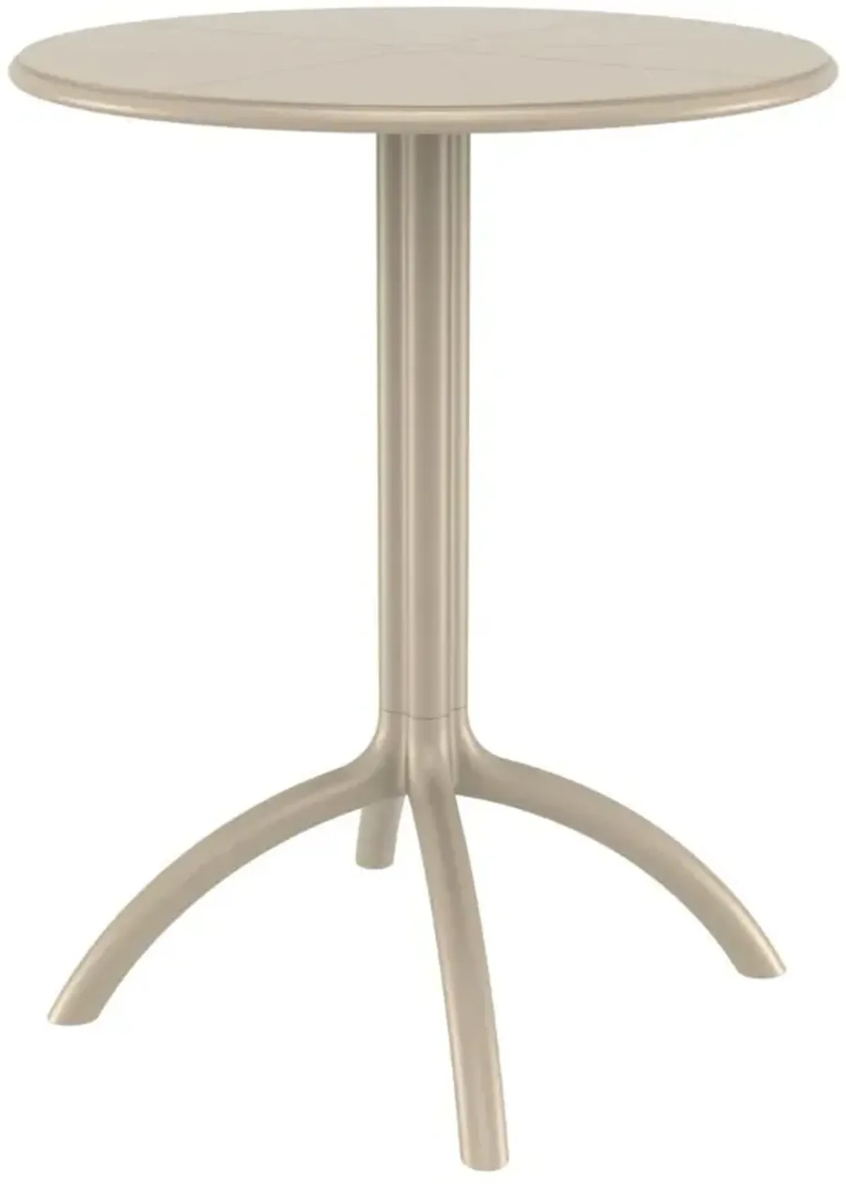 Compamia Octopus Round Bistro Table Taupe