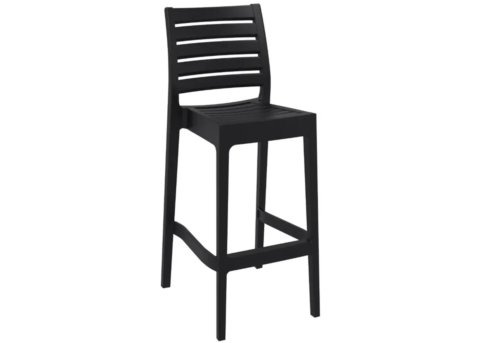 Compamia Sky Ares Square Bar Set with 2 Barstools Black