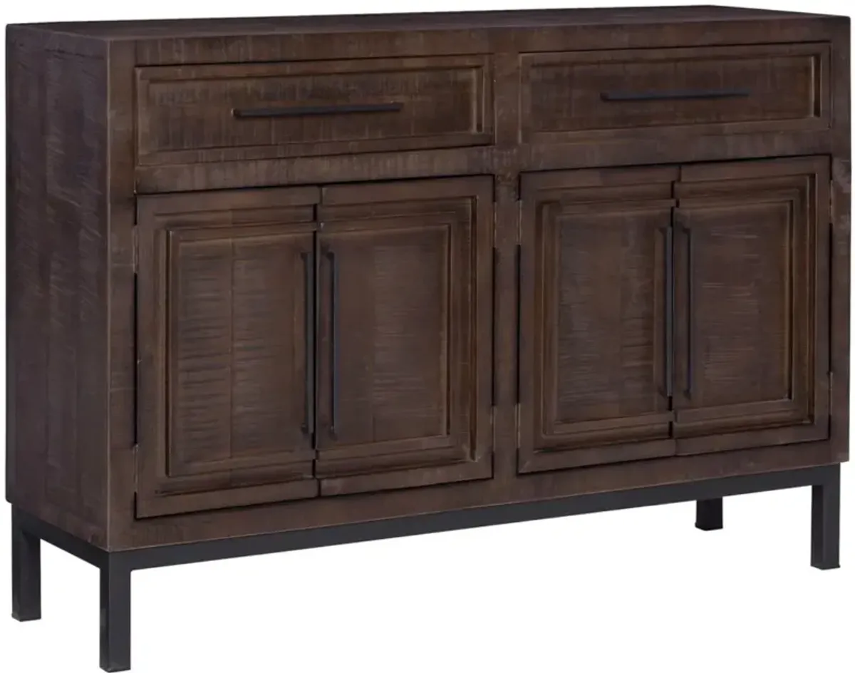 Aspenhome Zander Dark Brown 57 Inch Highboy TV Stand Console