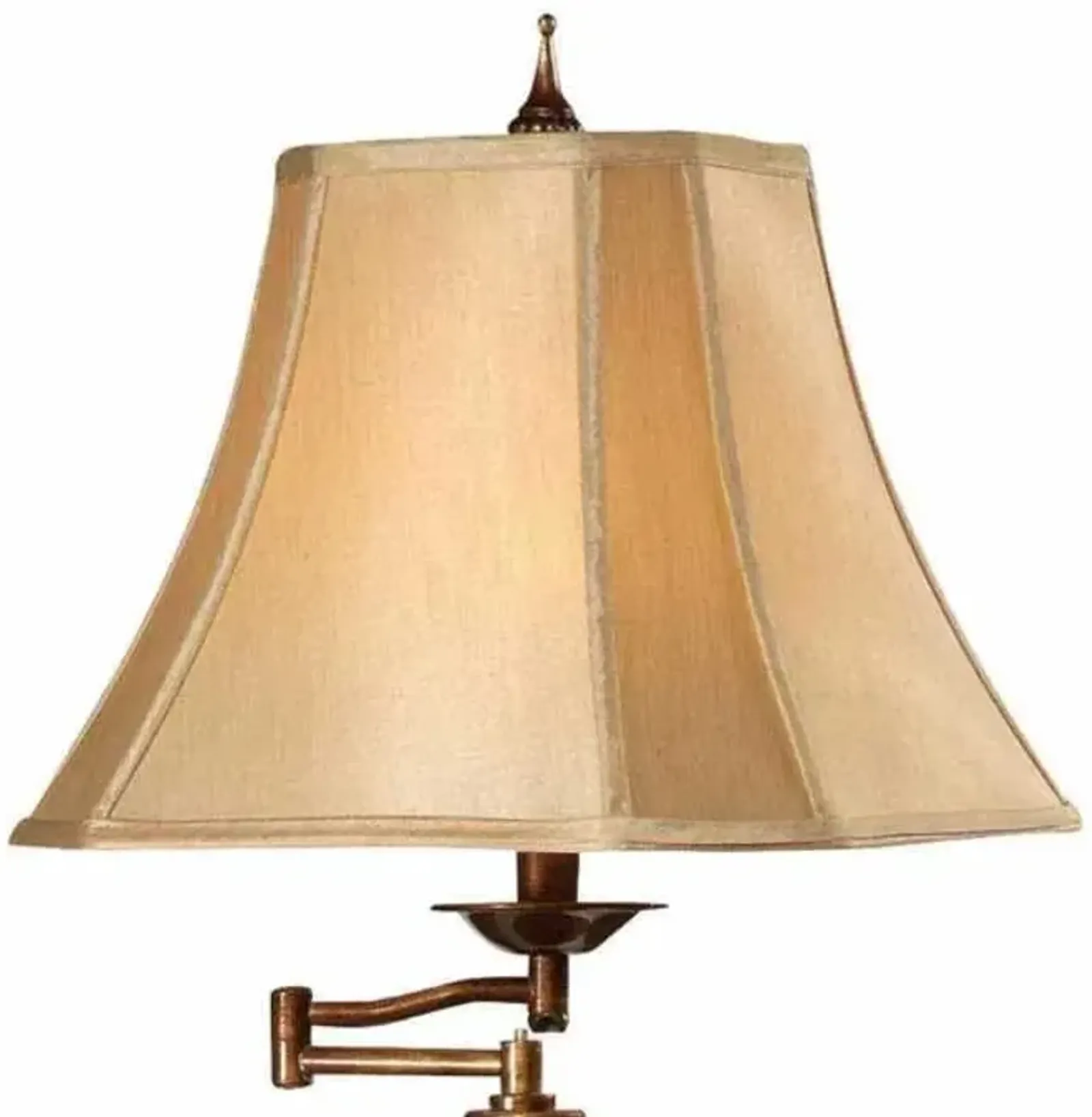 Crestview Tyler Oriental Gold Floor Lamp