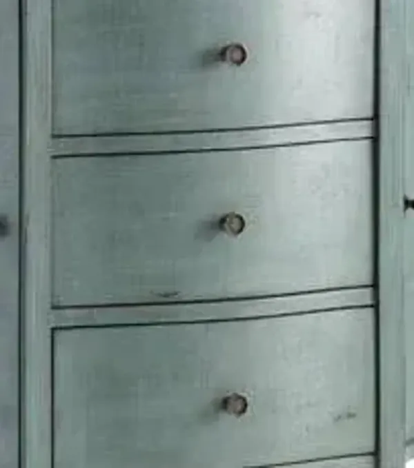 Crestview Abigail Blue Accent Cabinet