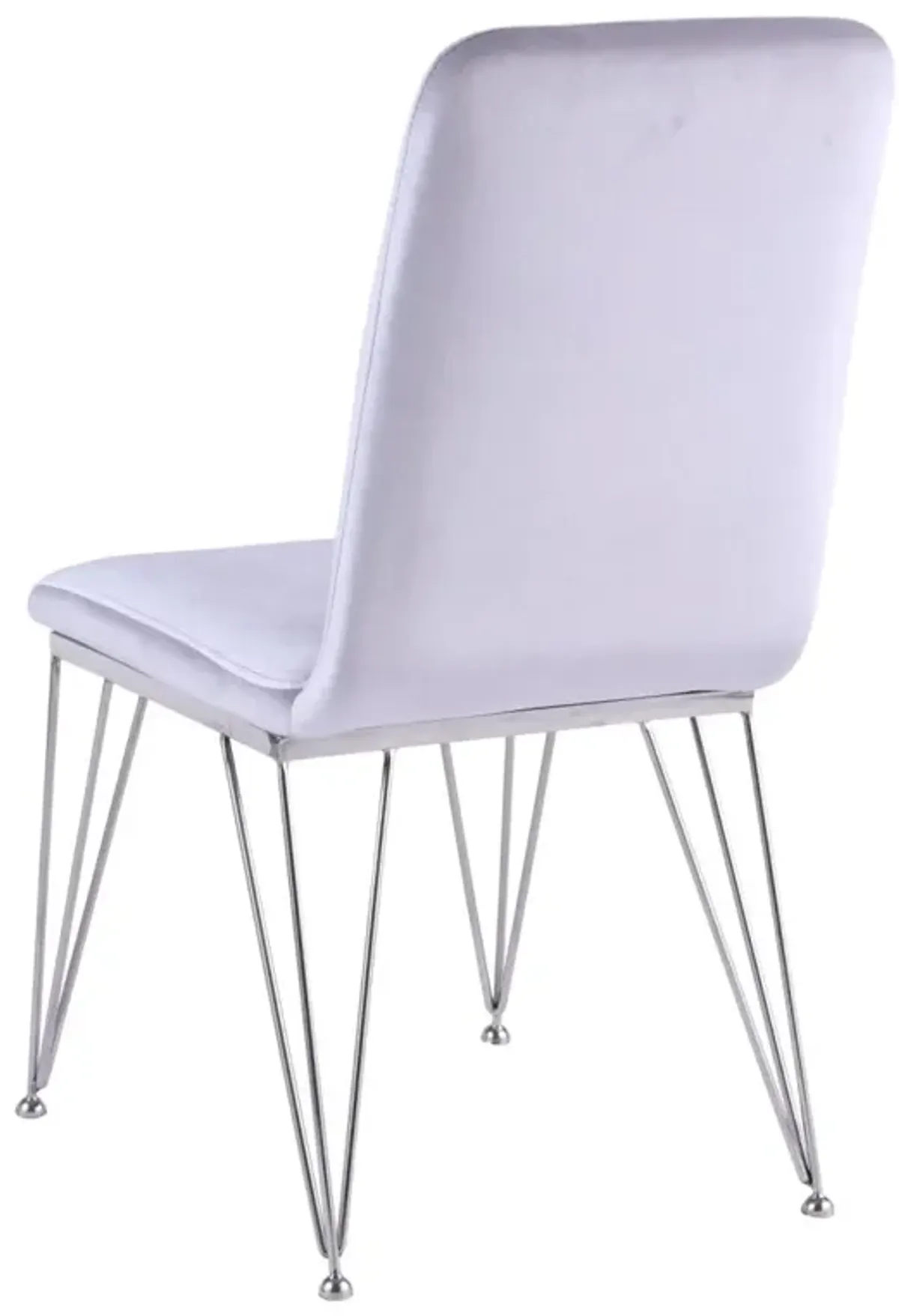 Chintaly Fernanda Grey Contemporary Upholstered Side Chair