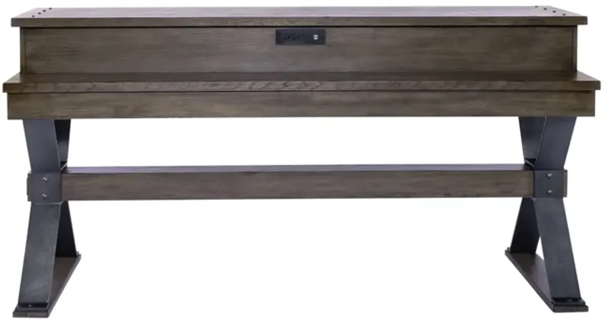 Liberty Furniture Sonoma Road Weather Beaten Bark Console Bar Table