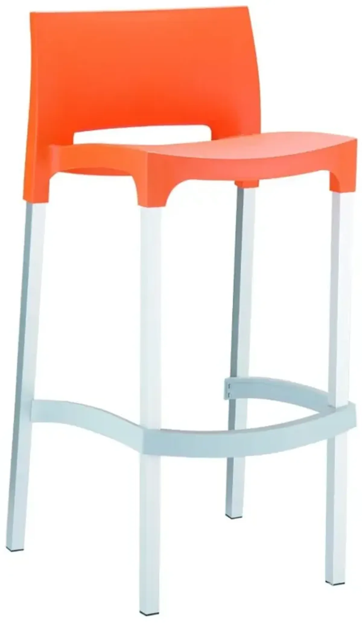 Compamia Gio Outdoor Bar Stool Orange