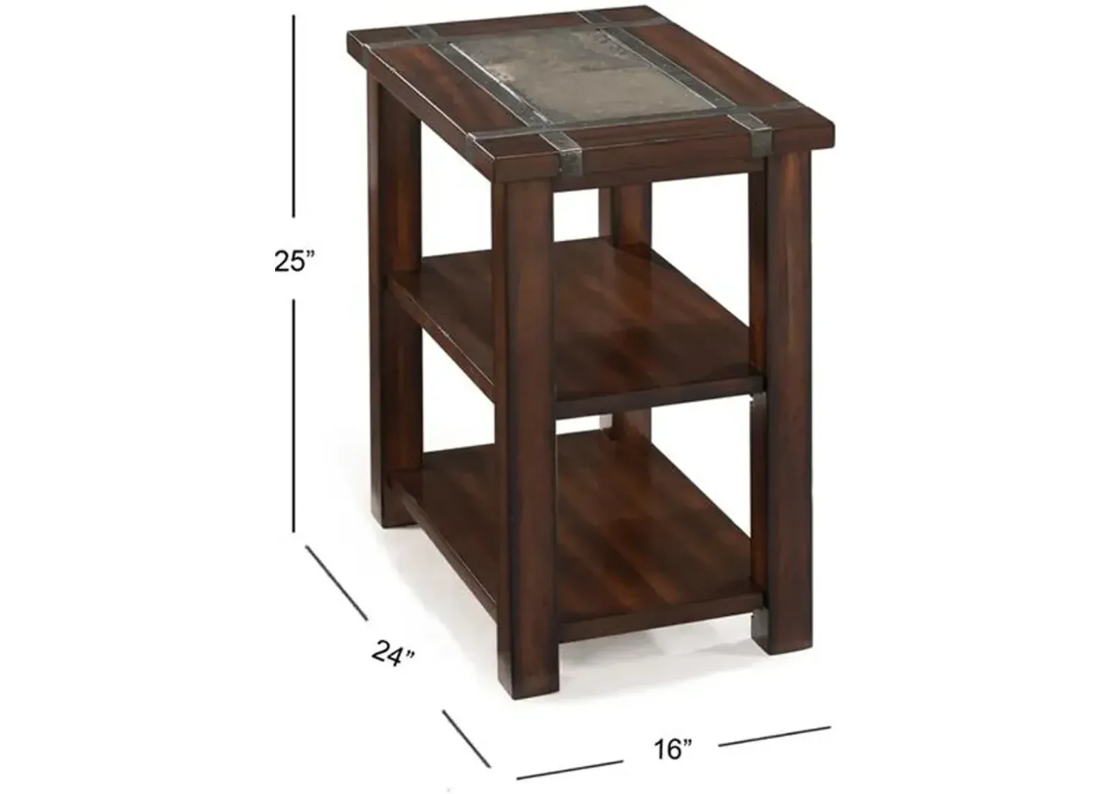 Magnussen Roanoke Rectangular Chairside End Table Cherry