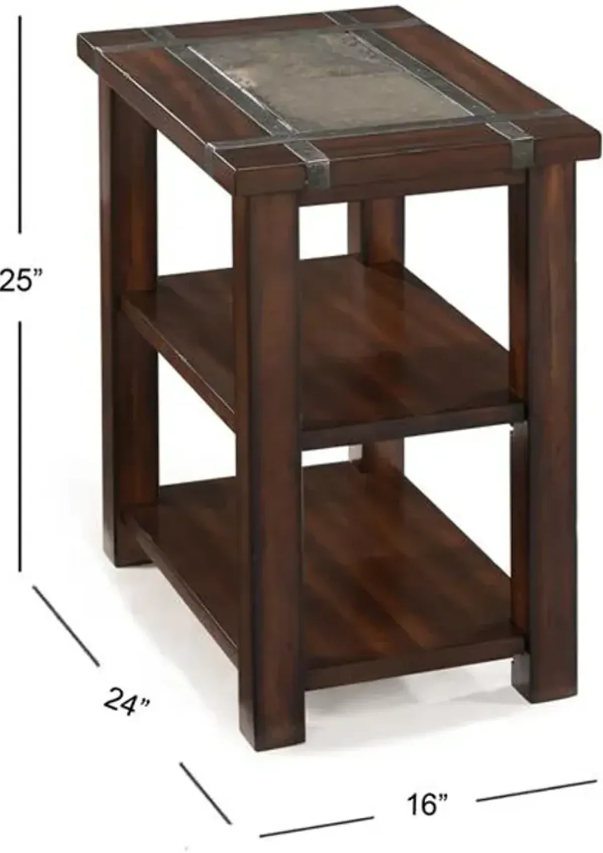 Magnussen Roanoke Rectangular Chairside End Table Cherry