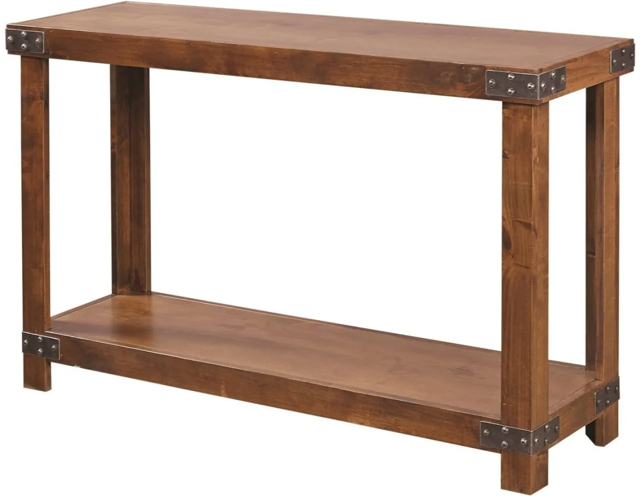 INDUSTRIAL FRUITWOOD SOFA TABLE