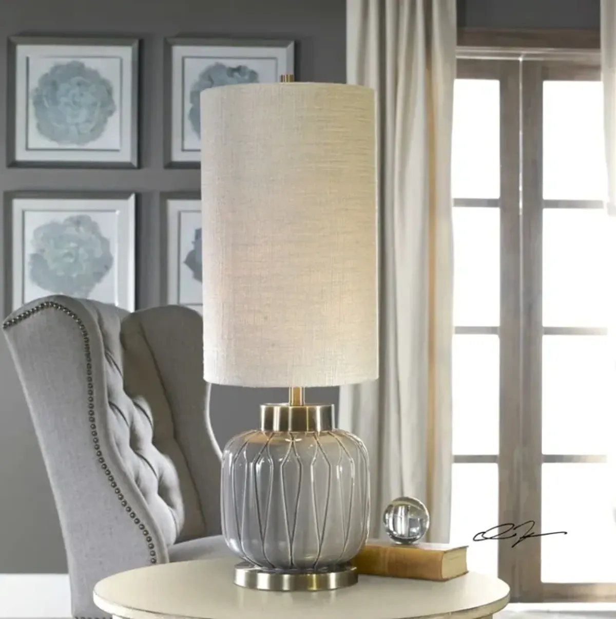 Uttermost Zahlia Gray Buffet Lamp