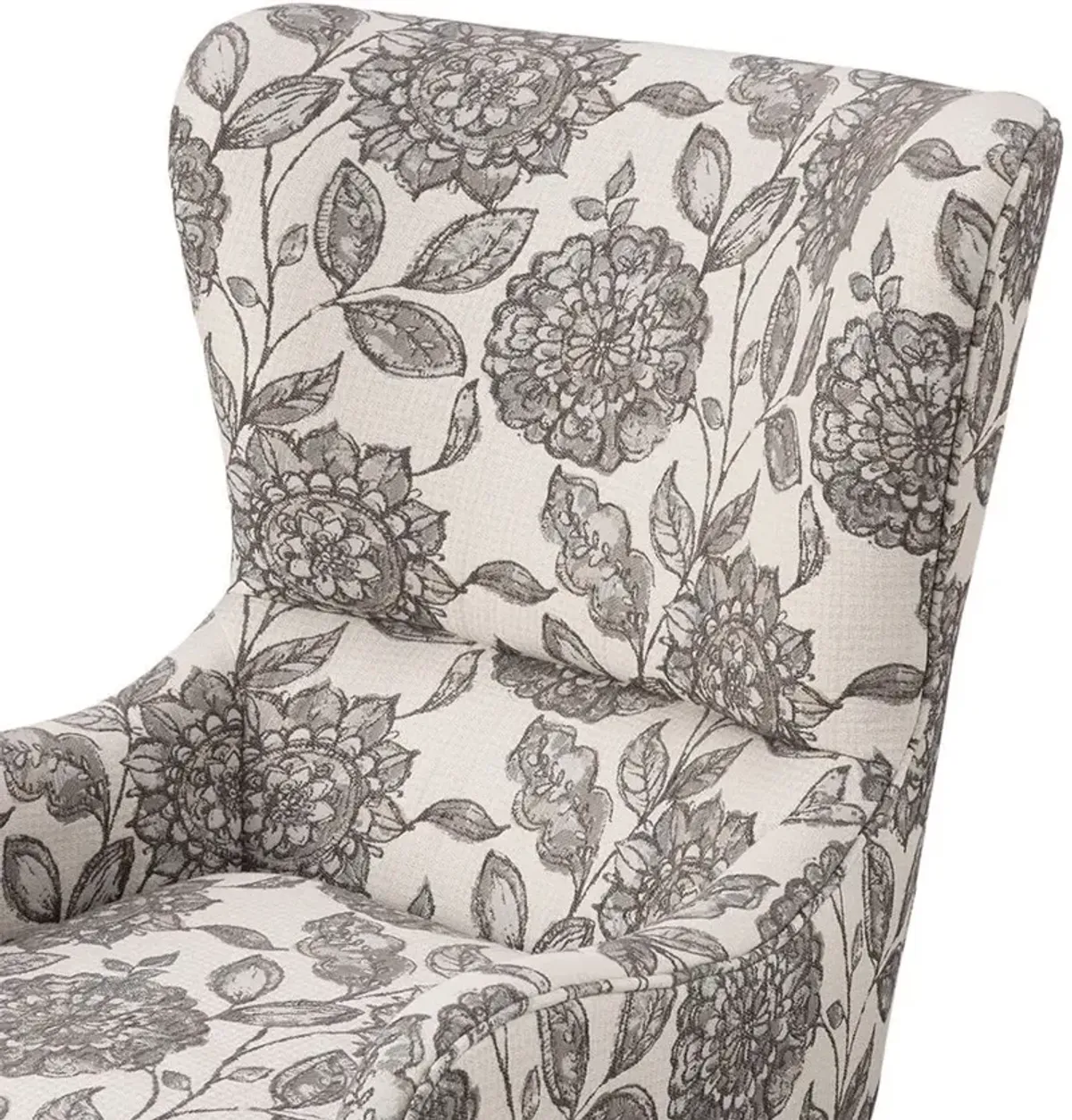 Olliix Madison Park Multi Arianna Swoop Wing Chair